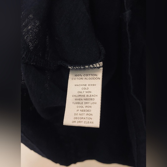 LOFT Vintage Soft Cotton Short Sleeve T Shirt, Navy Blue, size XXL - Picture 11 of 13